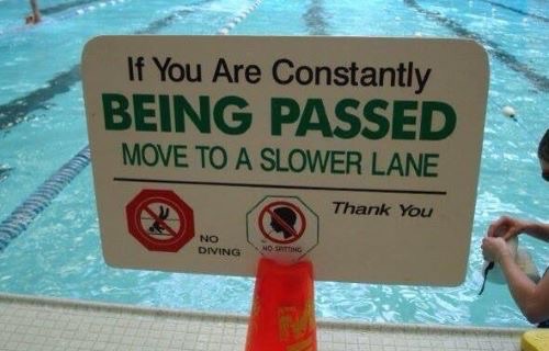 The Tumble Turn as lines in space.