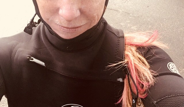 Winter car park selfie 2018